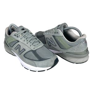 New Balance 990v5 Men’s 8.5 Gray Running Sneakers Made in USA